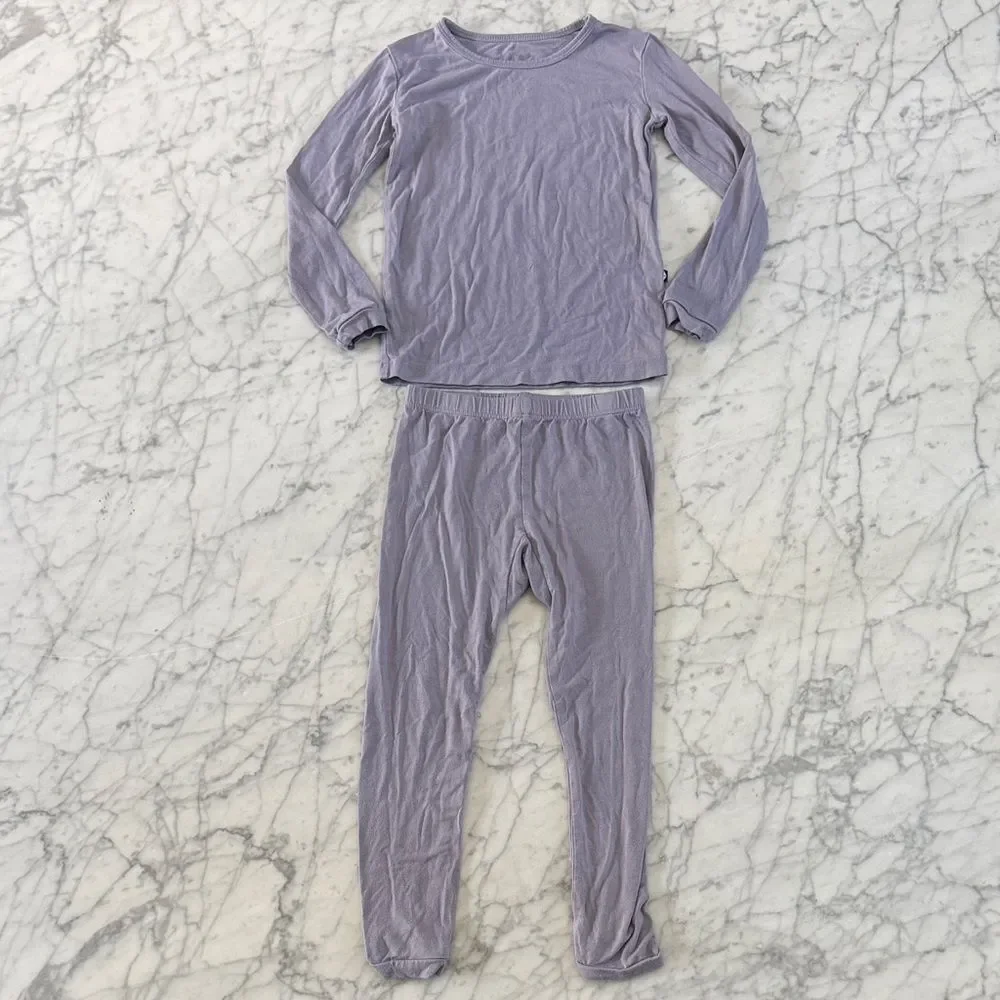 Kyte Baby Sz 4T Lavender Bamboo Pajama Set
